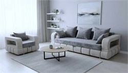 Комплект "НЭНСИ" прямой диван + кресло-кровать 12088