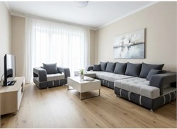 Комплект "НЭНСИ" П-образный + диван + кресло 12089