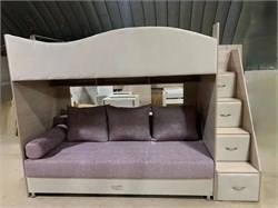 Кровать двухъярусная с диваном 12466