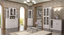 Витрина угловая с зеркалом Венеция В-2 12495