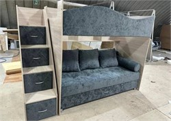Кровать двухъярусная с диваном 12859