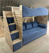 Кровать двухъярусная с диваном 12463