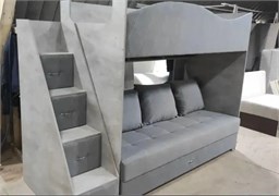 Кровать двухъярусная с диваном 12468